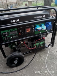 Генератор бензиновый RZTK G 8500E фото от покупателей 1
