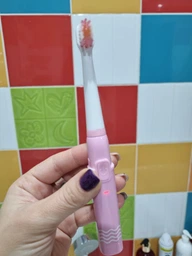 Електрична зубна щітка Vega Kids VK-500Р (рожева) фото від покупців 7