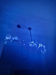 Світлодіодна гірлянда нитка LTL довжина 4.5м 50led на батарейках блакитна Blue фото від покупців 2