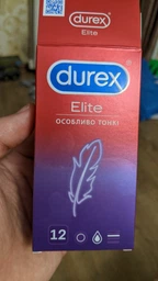 Презервативы латексные с силиконовой смазкой Durex Elite (тонкие) 12 шт (5010232954229) фото от покупателей 7