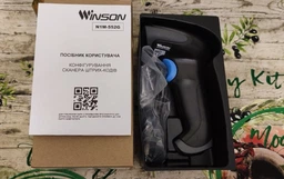 Бездротовий сканер штрих-кодів WINSON N1M-552G CMOS 2D фотосканер чорний фото від покупців 7