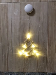 Гирлянда-фигурка НА БАТАРЕЙКАХ Елочка 20см LED DL белый теплый SZ-1865-04