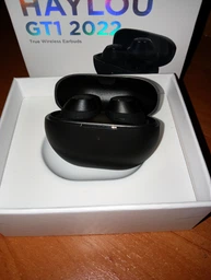 Бездротові Bluetooth TWS навушники Xiaomi Haylou GT1 2022 Black фото від покупців 3
