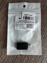 Адаптер Lapara USB Type-C Male - USB 3.0 Female OTG (LA-MaleTypeC-FemaleUSB3.0 black) фото от покупателей 9