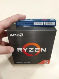 Процесор AMD (AM4) Ryzen 5 5500, Box, 6x3.6 GHz (Turbo Boost 4.2 GHz), L3 16Mb, Cezanne, 7 nm, TDP 65W, розблокований множник, кулер Wraith Stealth (100-100000457BOX) фото від покупців 1