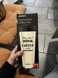 Термокружка Coffee time Cup 450 мл Ardesto AR2645DBB