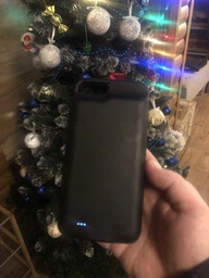 Чехол зарядка iBattery для iPhone 6/6s/7/8 Plus 6500 mAh black фото от покупателей 3