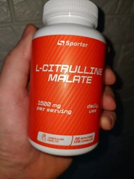 Цитруллин Sporter Citrulline Malate 700 мг 200 капсул (4820249723180) фото от покупателей 7