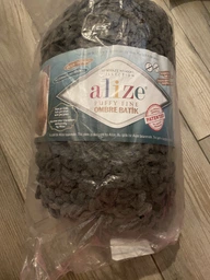 Пряжа для вязания Alize PUFFY FINE OMBRE BATIK 7243 ализе пуфи файн омбре батик плюшевая