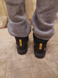 Подростковые зимние ботинки для мальчика Jack Wolfskin Vojo Texapore Mid K 4042181-6361 39 (5.5UK) Черный/Желтый (4060477902531) фото от покупателей 2
