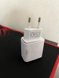 Мережевий зарядний пристрій Promate BiPlug 12 Вт 2 USB Black (biplug.black) фото від покупців 1