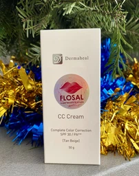 Сонцезахисний крем із тоном СПФ30 Дермахіл темний беж Dermaheal CC cream spf 30 Tan Beige 50мл фото від покупців 1