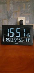 Часы настенные Technoline WS8017 Black (WS8017)
