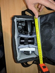 Фото-Сумка універсальна до фотоапарату + дощовик Canon EOS Nikon Sony Olympus Кенон Никон Олімпус Соні сіра (IBF026B) фото від покупців 2