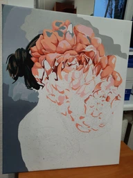 Картина за номерами Brushme Загадка півоній 40 x 50 (BS52100) фото від покупців 3