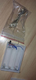Світлодіодна гірлянда нитка LTL довжина 4.5м 50led на батарейках блакитна Blue