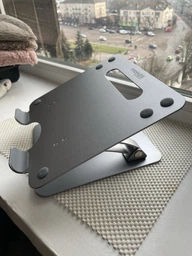 Подставка для ноутбука Promate DeskMate-4 Silver (deskmate-4.silver) фото от покупателей 3