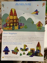 Конструктор магнитный Magplayer 70 элементов (MPL-70) фото от покупателей 2