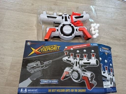 Повітряний тир Shooting X-Target пістолет з м'якими кулями і мішень з кульками, що левітують.