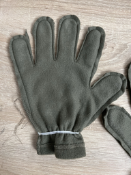 Зимние тактические перчатки на флисе ВСУ Traum Хаки