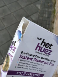Набор мелков для волос 4 шт Hot Huez Разноцветные красители тени для детей и взрослых фото от покупателей 3