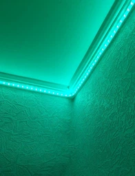 Світлодіодна вологостійка самоклейна стрічка Nazim Rainbow Light з пультом ДУ і блоком живлення фото від покупців 11