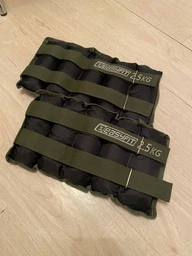 Обважнювачі EasyFit (TNS-1) 2 шт за 1 кг з фіксованою вагою (манжети для рук і ніг з піском, універсальні для бігу) фото від покупців 13