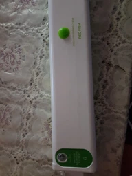 Вакуумний пакувальник для продуктів Vacuum F-packs Pro Вакууматор 90 Ватт Білий з Помаранчевим + 20 пакетів 25х17см фото від покупців 4