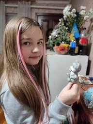 Набор прядей-канекалонов на заколке 50см 12шт разноцветные (15716)