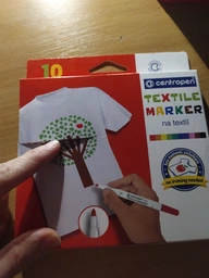 Набор специальных маркеров для текстиля Centropen Textile 1.8 мм 6 шт (2739.6) фото от покупателей 4