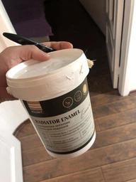 Напівматова акрилова емаль для радіаторів Kolorit Radiator Enamel База А 0,9 л