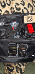 Акумуляторний дриль-шурупокрут Bosch Professional GSR 18V-50 + 2 акб 2Ah + з/п GAL 18V-20 + набір біт + сумка (06019H5004) фото від покупців 7