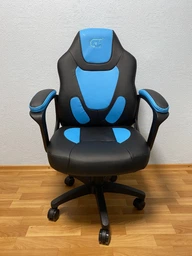 Геймерское кресло GT Racer X-1414 Blue/Yellow (Kids) фото от покупателей 8