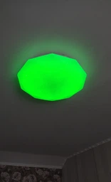 Люстра светодиодная потолочная LUMINARIA ALMAZ 60W RGB R495 SHINY 220V IP20, LED светильник с пультом ДУ фото от покупателей 6