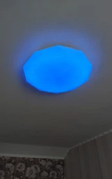 Люстра светодиодная потолочная LUMINARIA ALMAZ 60W RGB R495 SHINY 220V IP20, LED светильник с пультом ДУ фото от покупателей 5