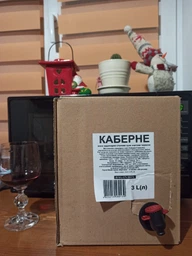 Вино Villa Tinta Каберне червоне сухе 3 л 12-13% (4820213580139)
