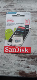 Карта памяти SanDisk microSDHC Ultra 32GB Class 10 UHS-I (SDSQUNR-032G-GN3MN) фото от покупателей 2