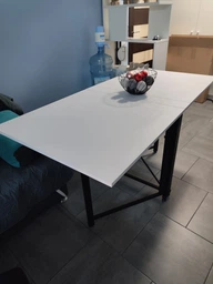 Стіл-книжка трансформер Оріон 2 Ferrum-decor 750x1520x730 Чорний метал ДСП Дуб Артизан 16 мм (ORI206) фото від покупців 1