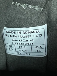 Кросівки Salewa MS MTN Trainer 2 GTX чоловічі 44 чорні фото от покупателей 3
