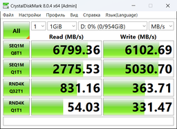 Твердотельный накопитель SSD 1Tb, KC3000, PCI-E 4.0 x4, M.2 2280, 3D TLC, 7000/6000 МБ/с Kingston 000332262 фото от покупателей 2
