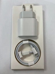 Комплект швидкої зарядки для Apple iPhone Зарядний пристрій USB-C 20W Кабель зарядки Type-C to Lightning фото від покупців 4