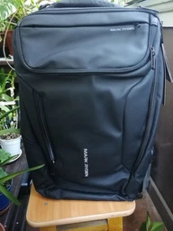 Рюкзак для ноутбука 17.3 дюйма Mark Ryden MR9031YSJ водостійкий з трьома відділеннями (Чорний) фото від покупців 10