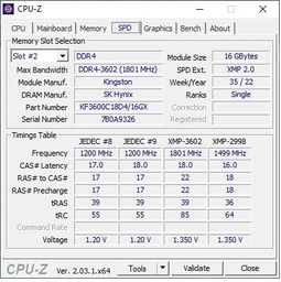 Оперативна пам'ять Kingston Fury DDR4-3600 32768 MB PC4-28800 (Kit of 2x16384) Beast Black (KF436C18BBK2/32) фото від покупців 16