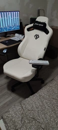 Комп'ютерне крісло для геймера Anda Seat Kaiser 3 XL Skin-Eco White (AD12YDC-XL-01-W-PVC)