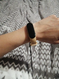 Ремінець Original Design для фітнес-браслета Xiaomi Mi Band 5, Mi Band 6, помаранчевий фото від покупців 8