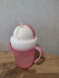 Кухоль canpol babies тренувальний з силіконовою трубочкою matte pastels жовтий 210 мл фото від покупців 8