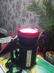 Переносний світлодіодний ліхтар світильник 2886, з функцією Power bank, 5W+20SMD, зарядка 220 В фото від покупців 12