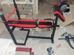Скамья для жима ReadMeBlack + 4 грифа, 100 кг дисков RN-Sport фото от покупателей 3