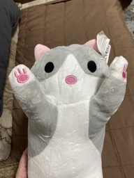 Мягкая игрушка обнимашка Кот Батон коричневый 45см 55478