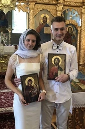 Икона Христа Спасителя - на состаренной доске